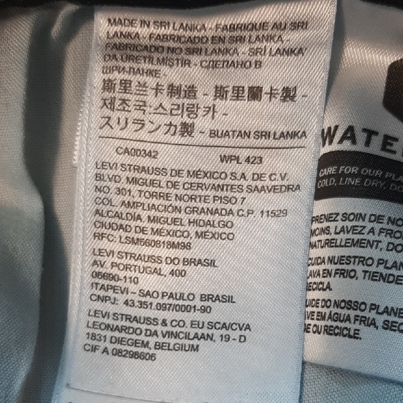 Levi's Women's 18 W 721 High Rise Skinny Jeans - Dark Blue - Picture 7 of 14